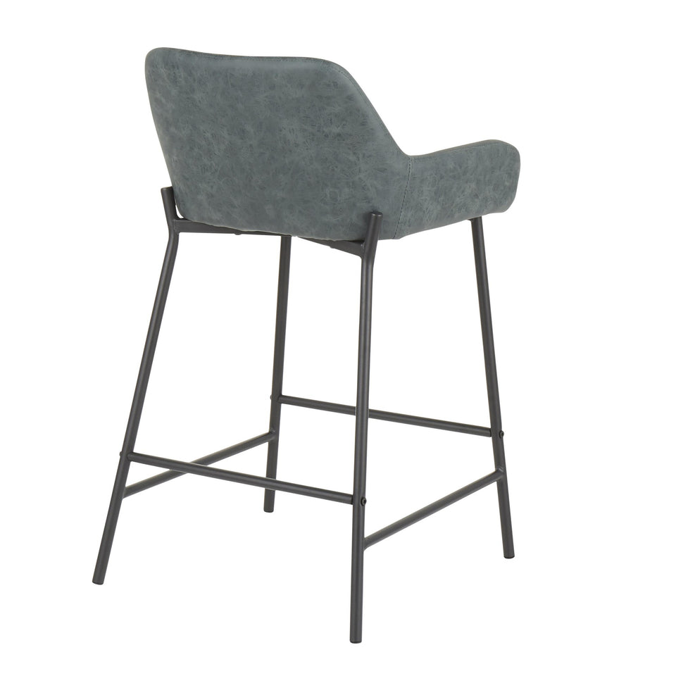 Daniella 24" Fixed-Height Counter Stool - Set of 2