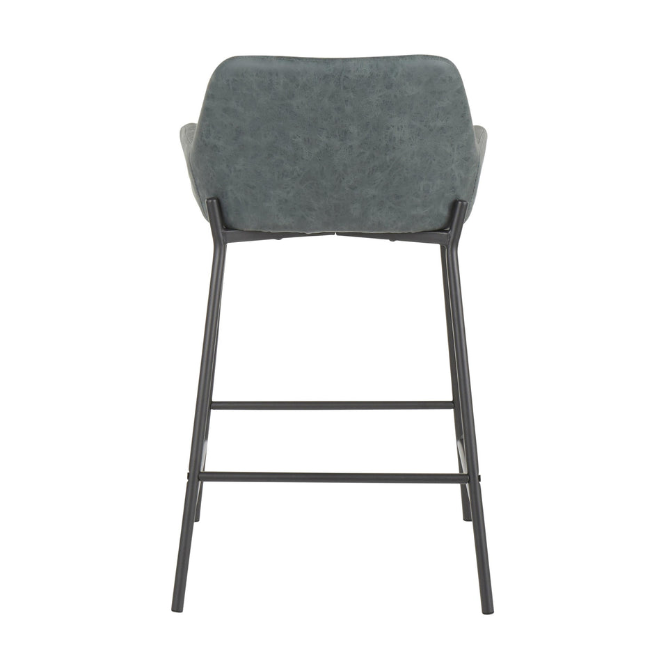 Daniella 24" Fixed-Height Counter Stool - Set of 2