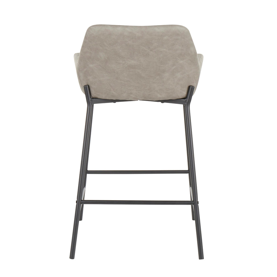 Daniella 24" Fixed-Height Counter Stool - Set of 2