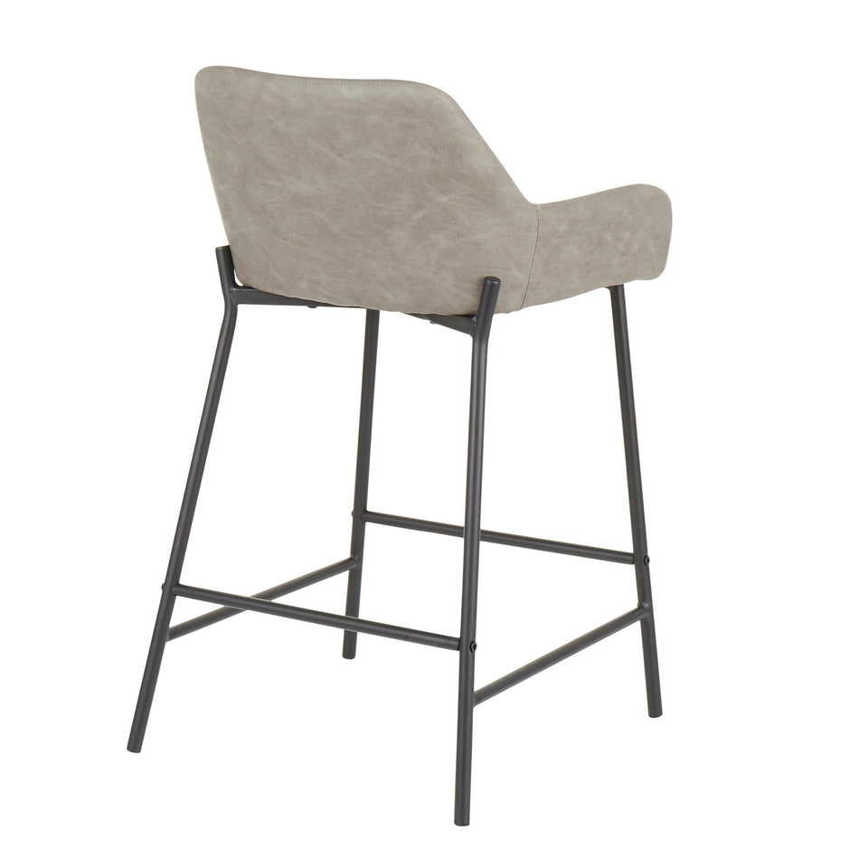 Daniella 24" Fixed-Height Counter Stool - Set of 2