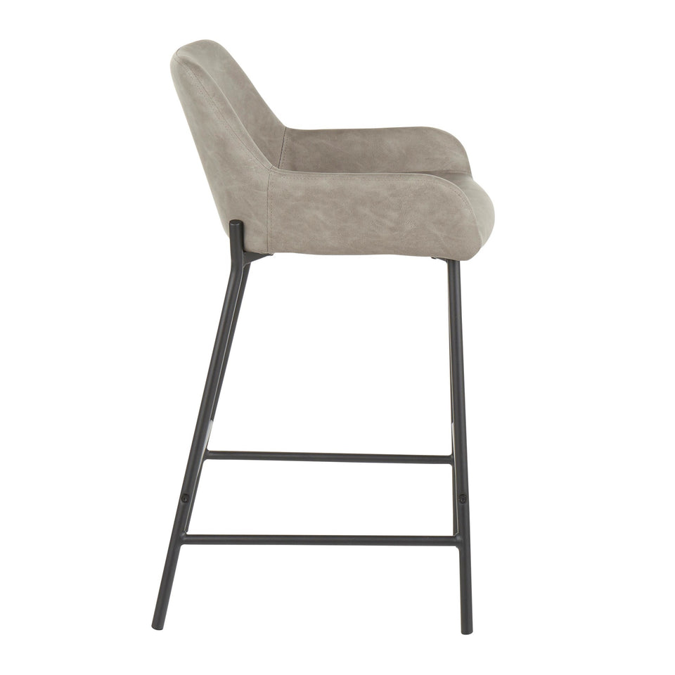 Daniella 24" Fixed-Height Counter Stool - Set of 2