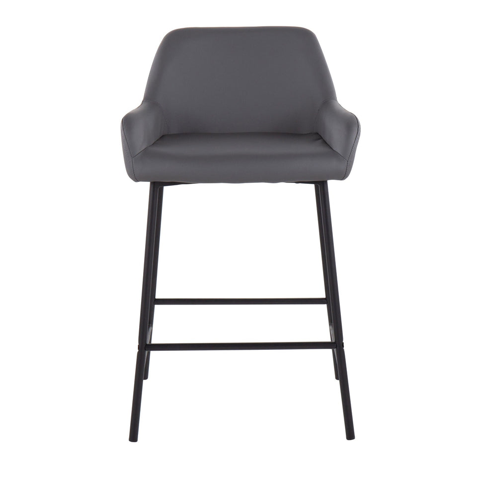 Daniella 24" Fixed-Height Counter Stool - Set of 2