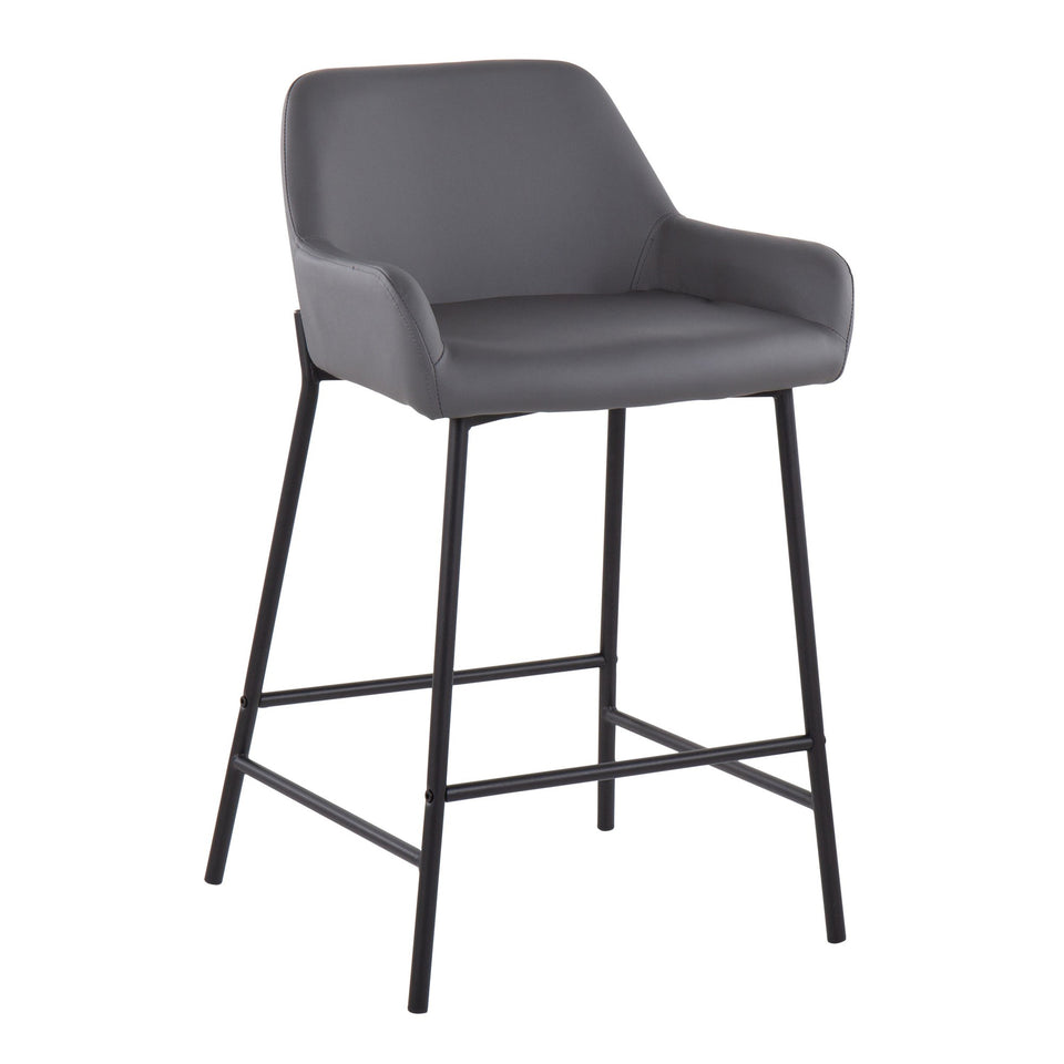 Daniella 24" Fixed-Height Counter Stool - Set of 2