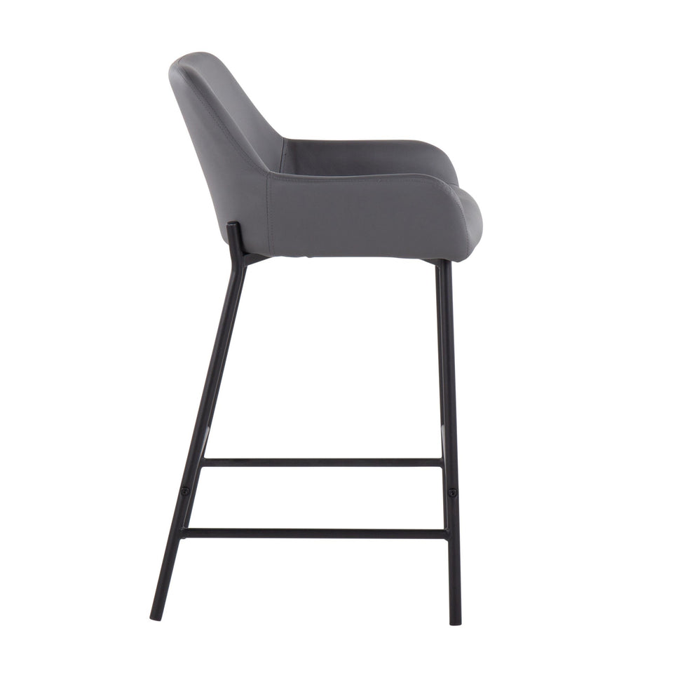 Daniella 24" Fixed-Height Counter Stool - Set of 2