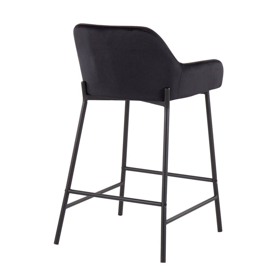 Daniella 24" Fixed-Height Counter Stool - Set of 2