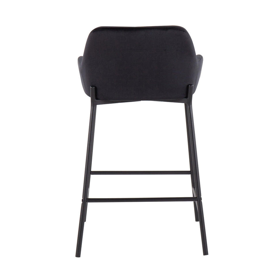 Daniella 24" Fixed-Height Counter Stool - Set of 2