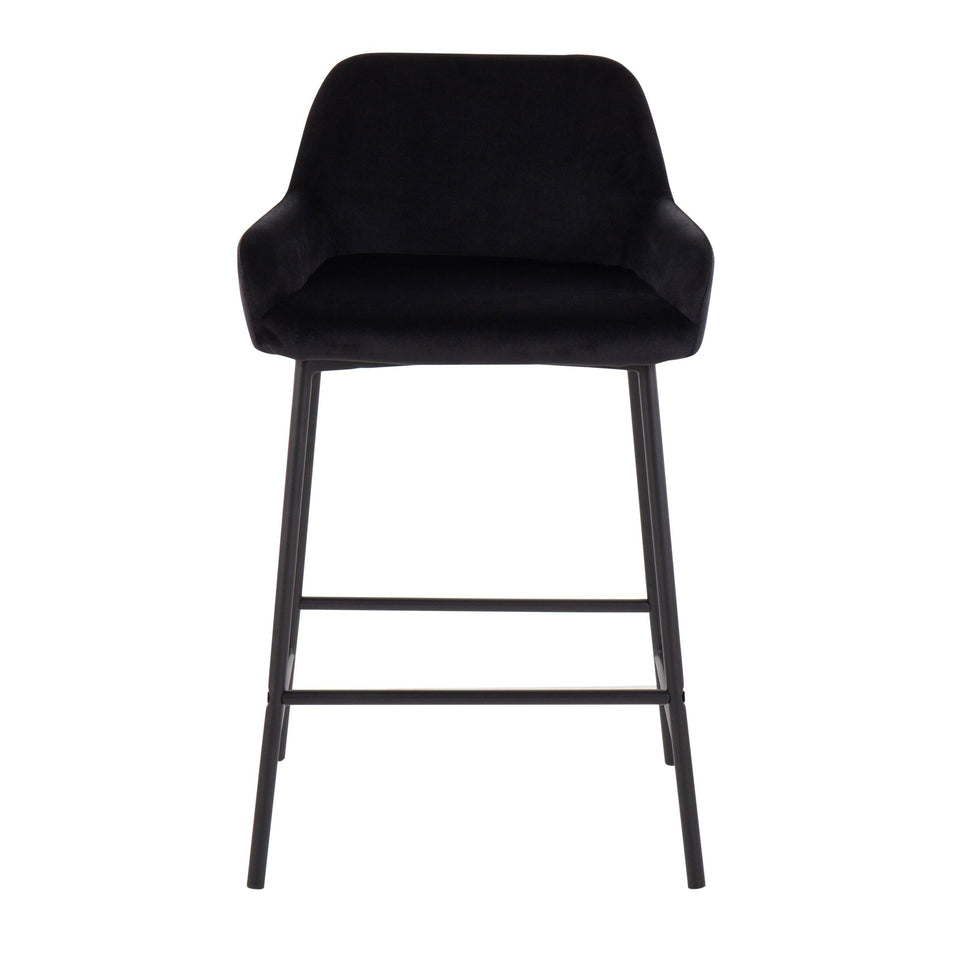 Daniella 24" Fixed-Height Counter Stool - Set of 2