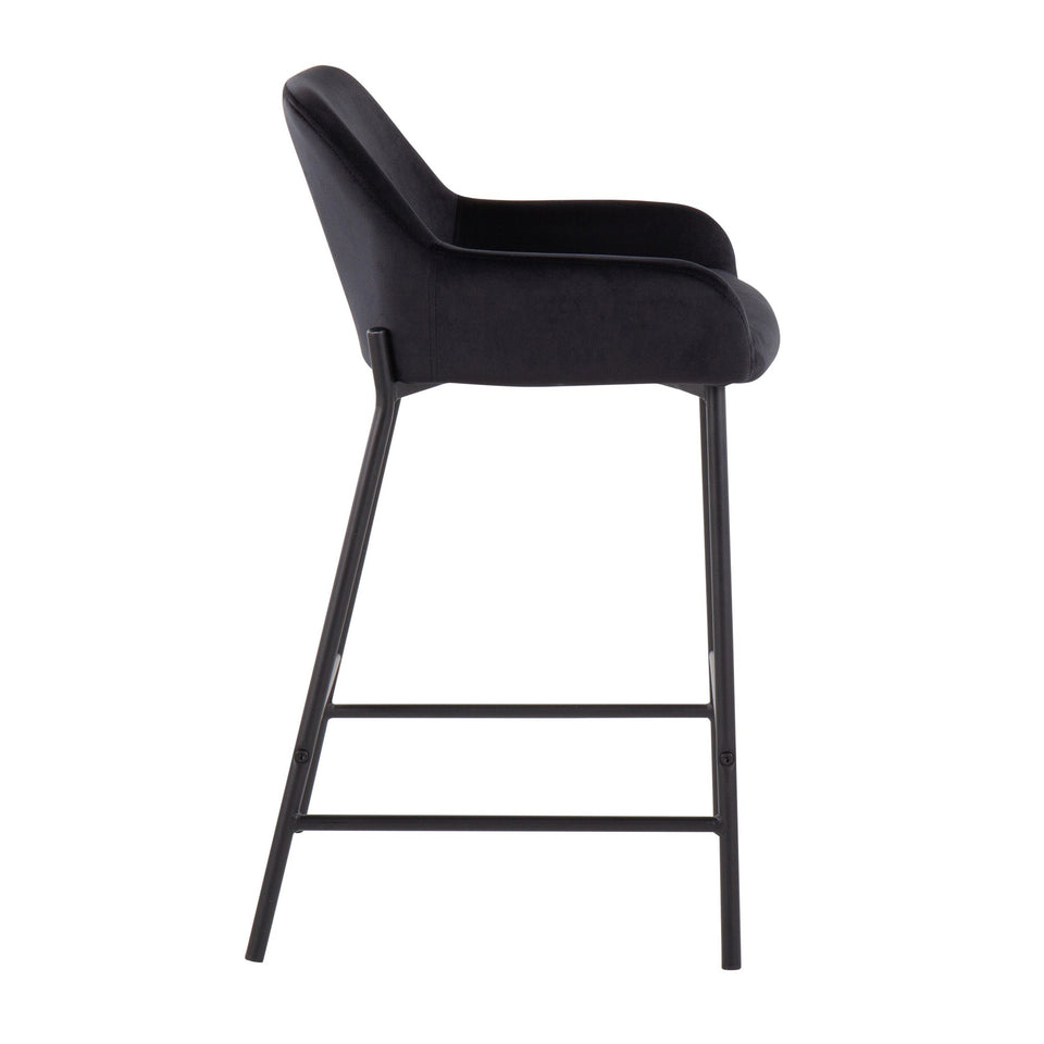 Daniella 24" Fixed-Height Counter Stool - Set of 2