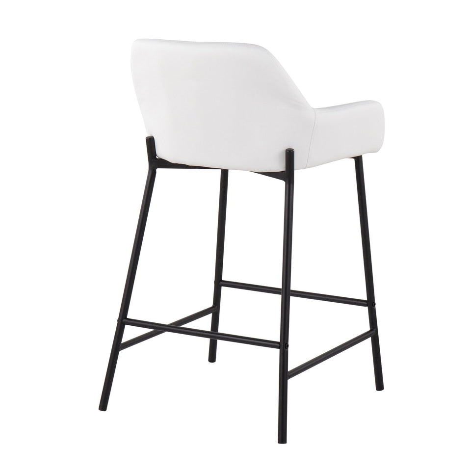 Daniella 24" Fixed-Height Counter Stool - Set of 2