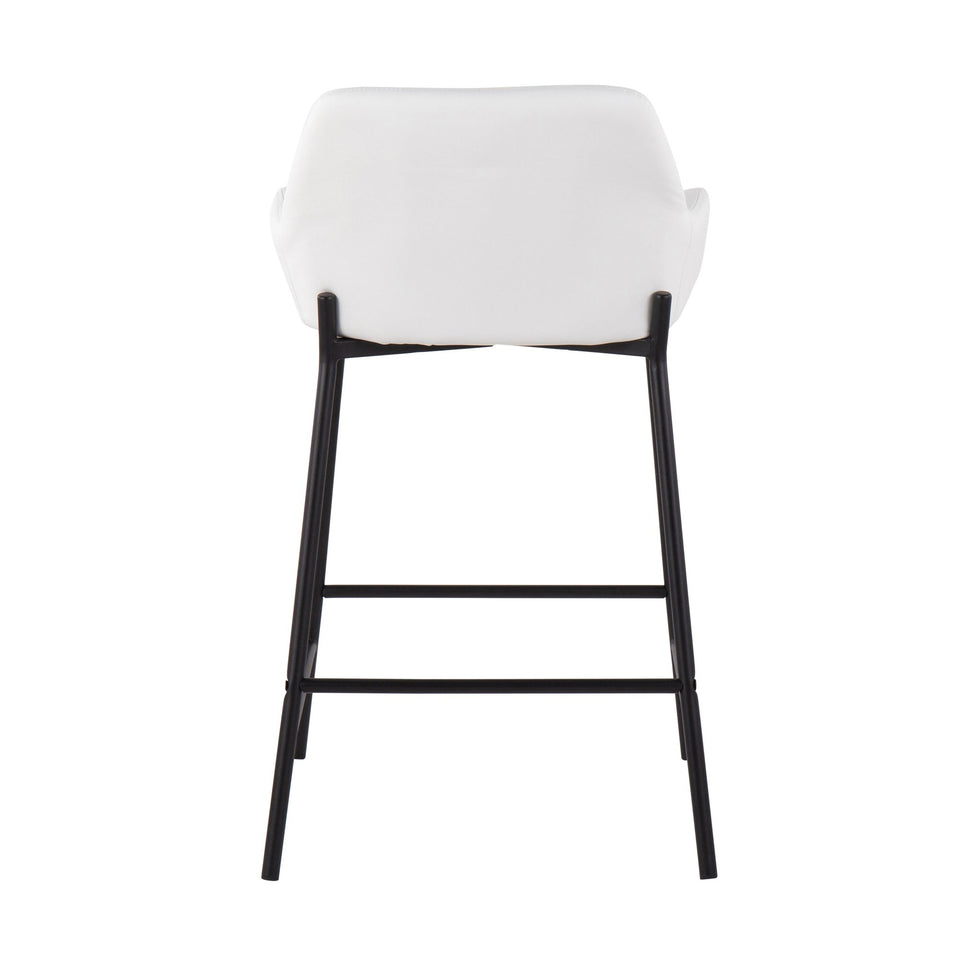 Daniella 24" Fixed-Height Counter Stool - Set of 2