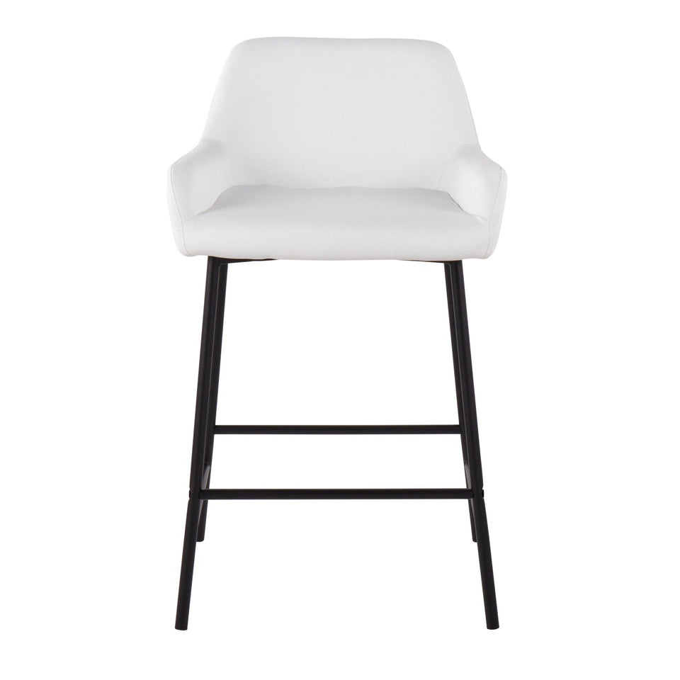 Daniella 24" Fixed-Height Counter Stool - Set of 2