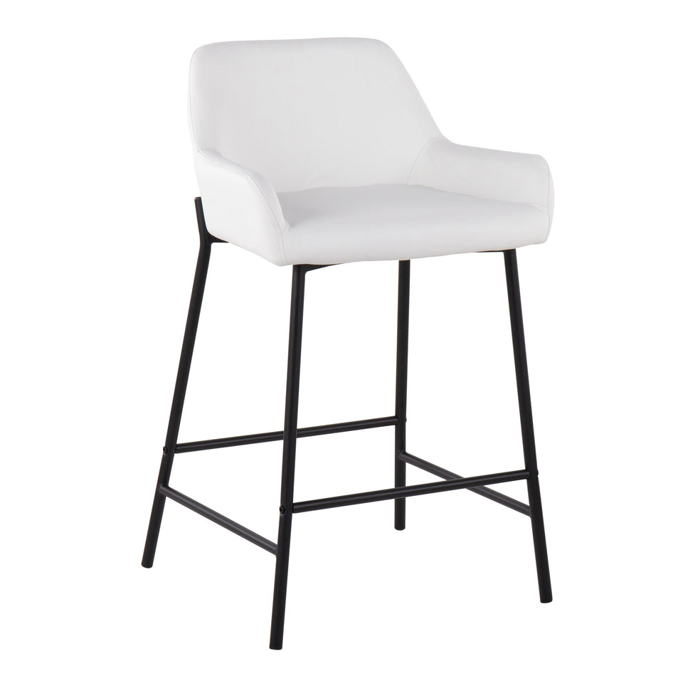 Daniella 24" Fixed-Height Counter Stool - Set of 2