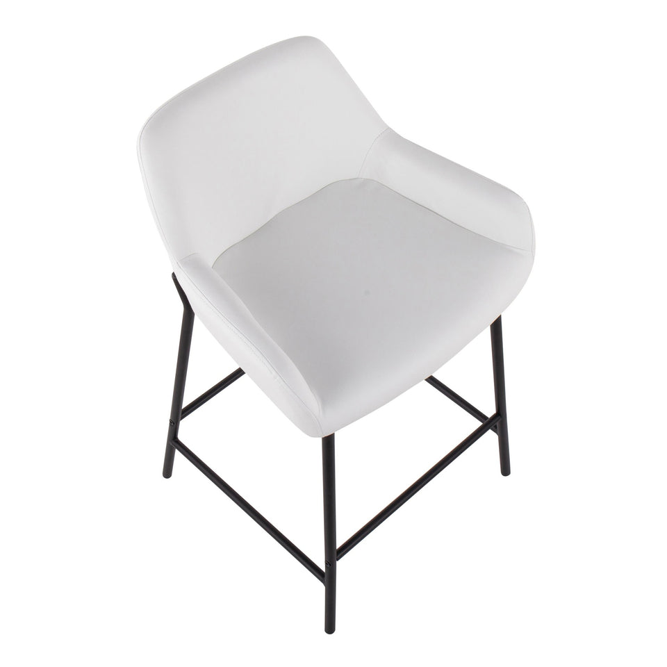 Daniella 24" Fixed-Height Counter Stool - Set of 2