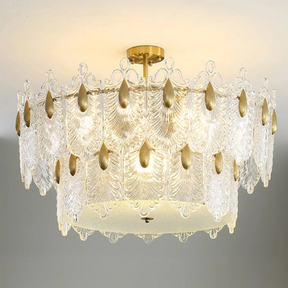 Decazes Texture Glass Chandelier