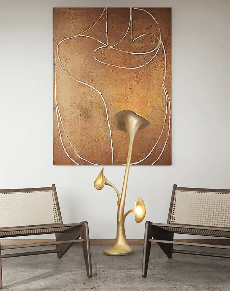 Decorative Petunia Floor Lamp