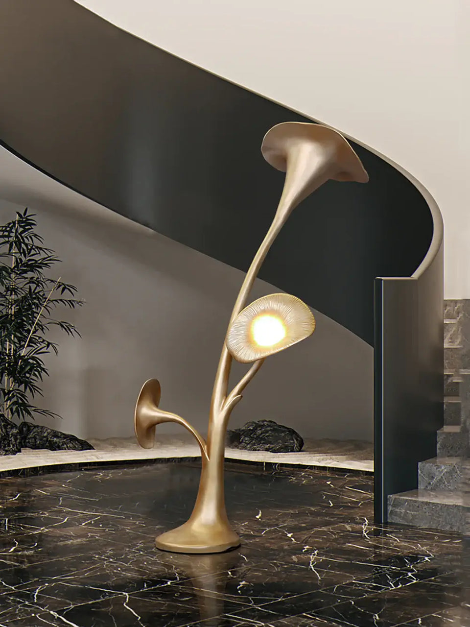 Decorative Petunia Floor Lamp