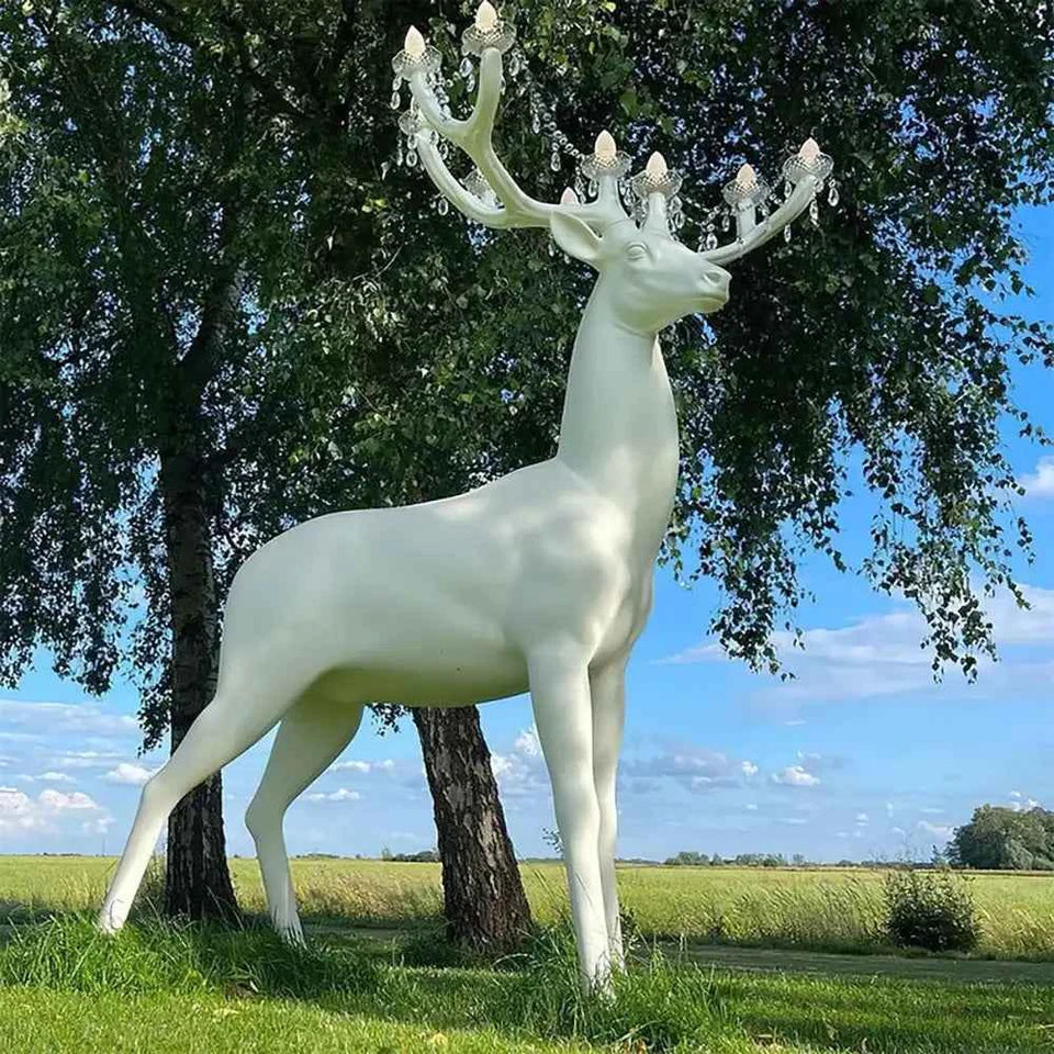 Deer Sculpture Floor Lamp