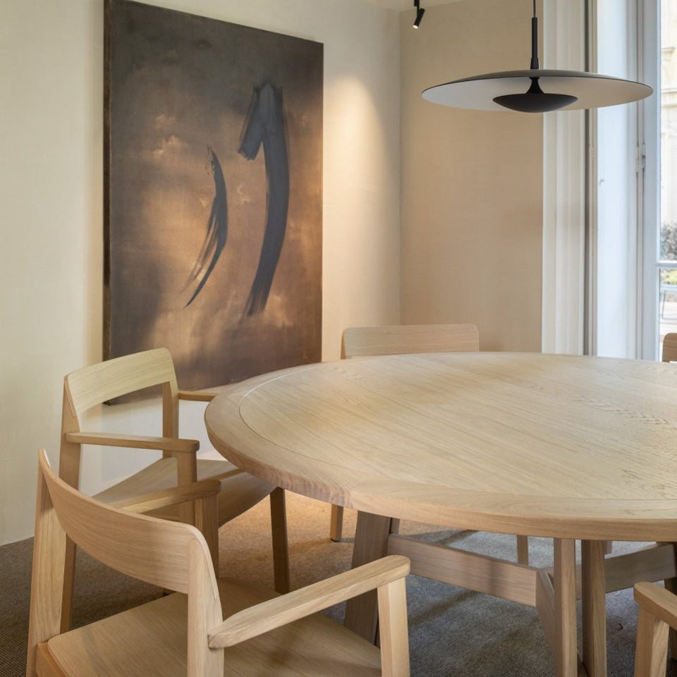 Zuel Solid Wood Round Table
