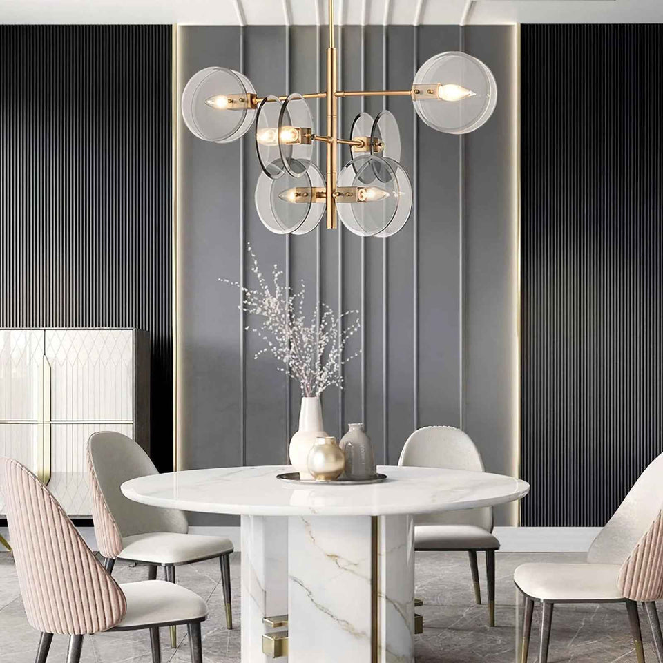 Disc Arteriors Norwich Glass Chandelier