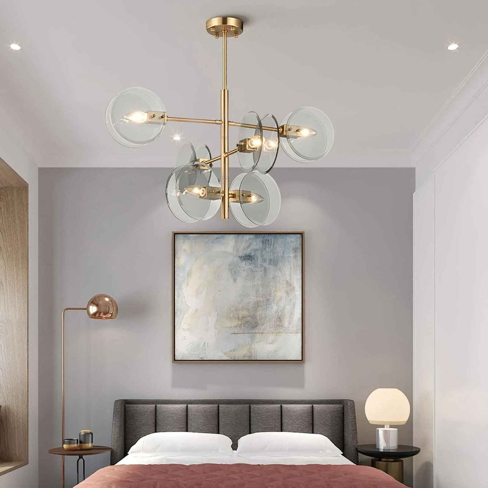 Disc Arteriors Norwich Glass Chandelier