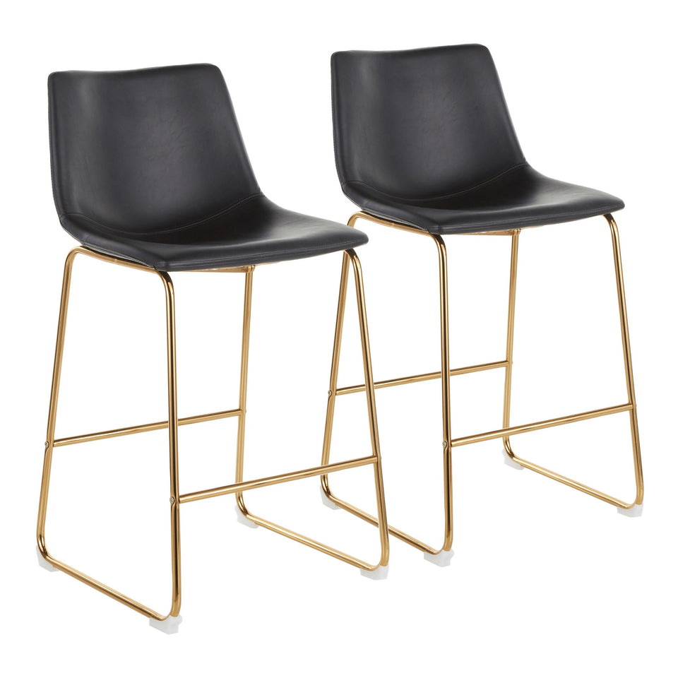 Duke 26" Fixed-Height Counter Stool - Set of 2