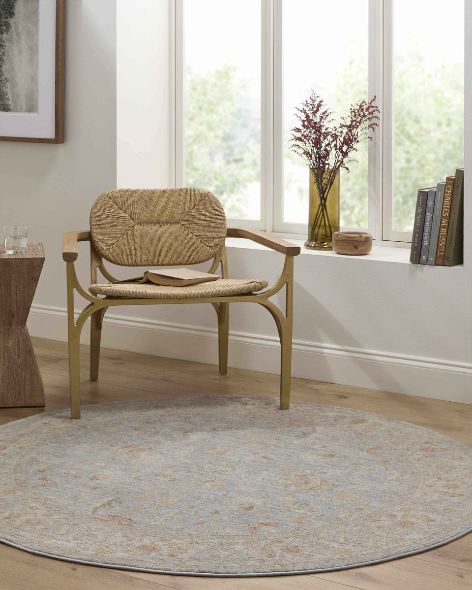 Edie Taupe Thick Luxe Oushak Rug