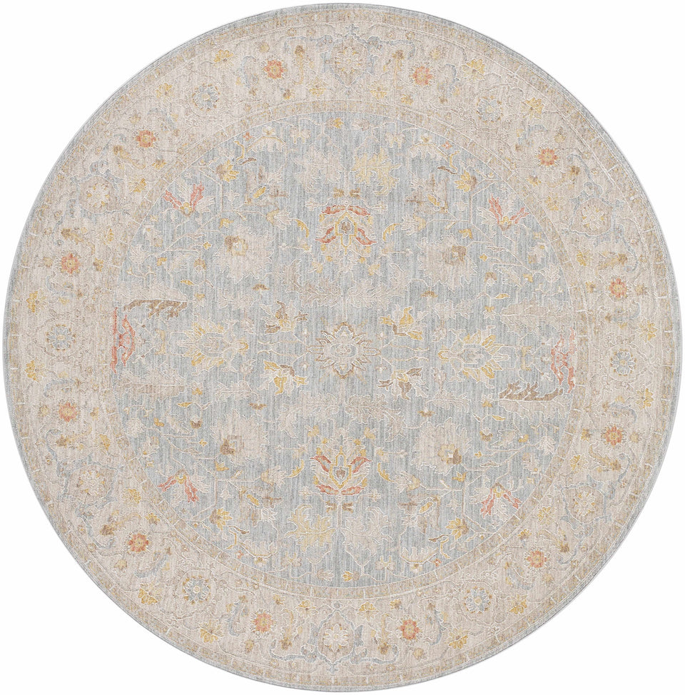 Edie Taupe Thick Luxe Oushak Rug