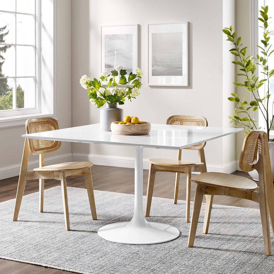 Lippa 48" Square Wood Dining Table by Modway
