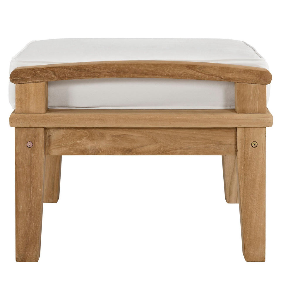 Marina Outdoor Patio Teak Ottoman by Modway