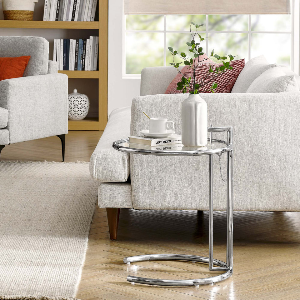 Eileen Gray Metal Side Table by Modway