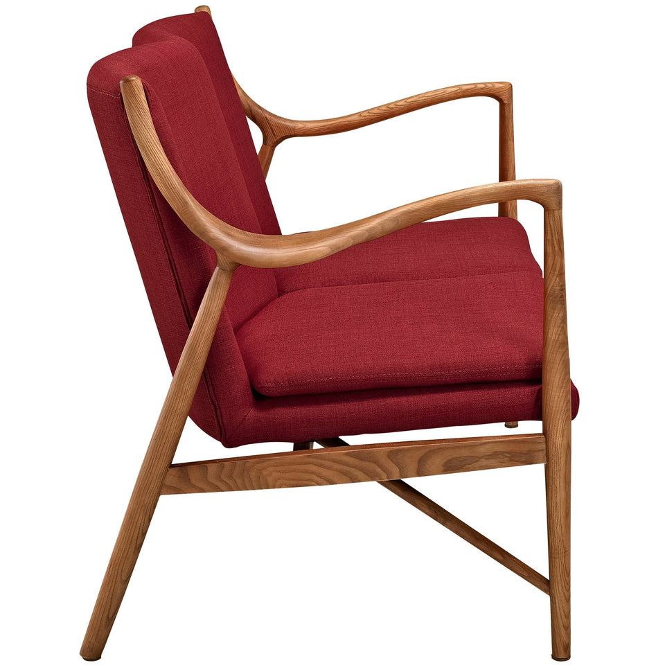 Makeshift Upholstered Fabric Loveseat by Modway