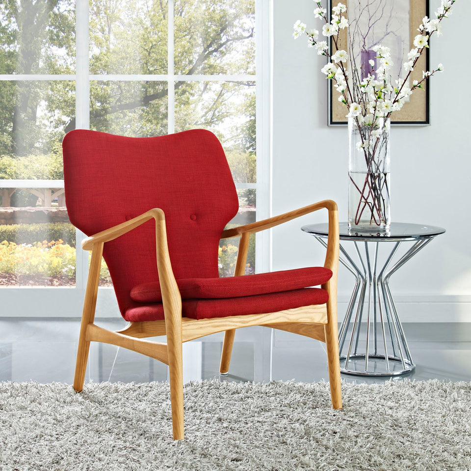 Heed Upholstered Fabric Lounge Chair by Modway