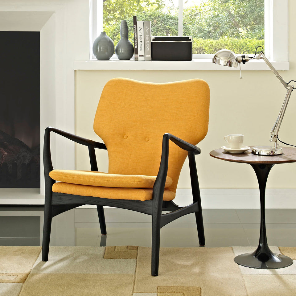 Heed Upholstered Fabric Lounge Chair by Modway