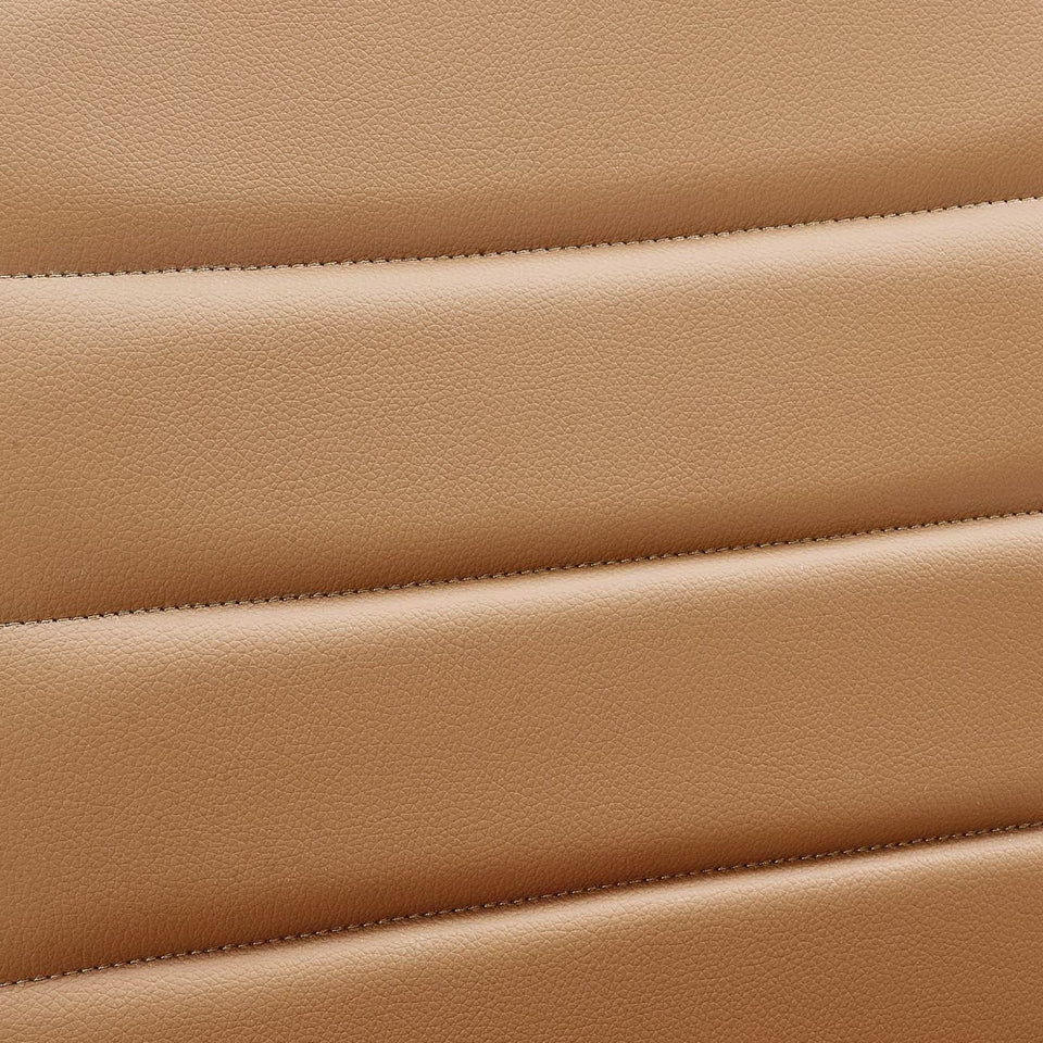 Ripple Armless Mid Back Vinyl Office Chair by Modway