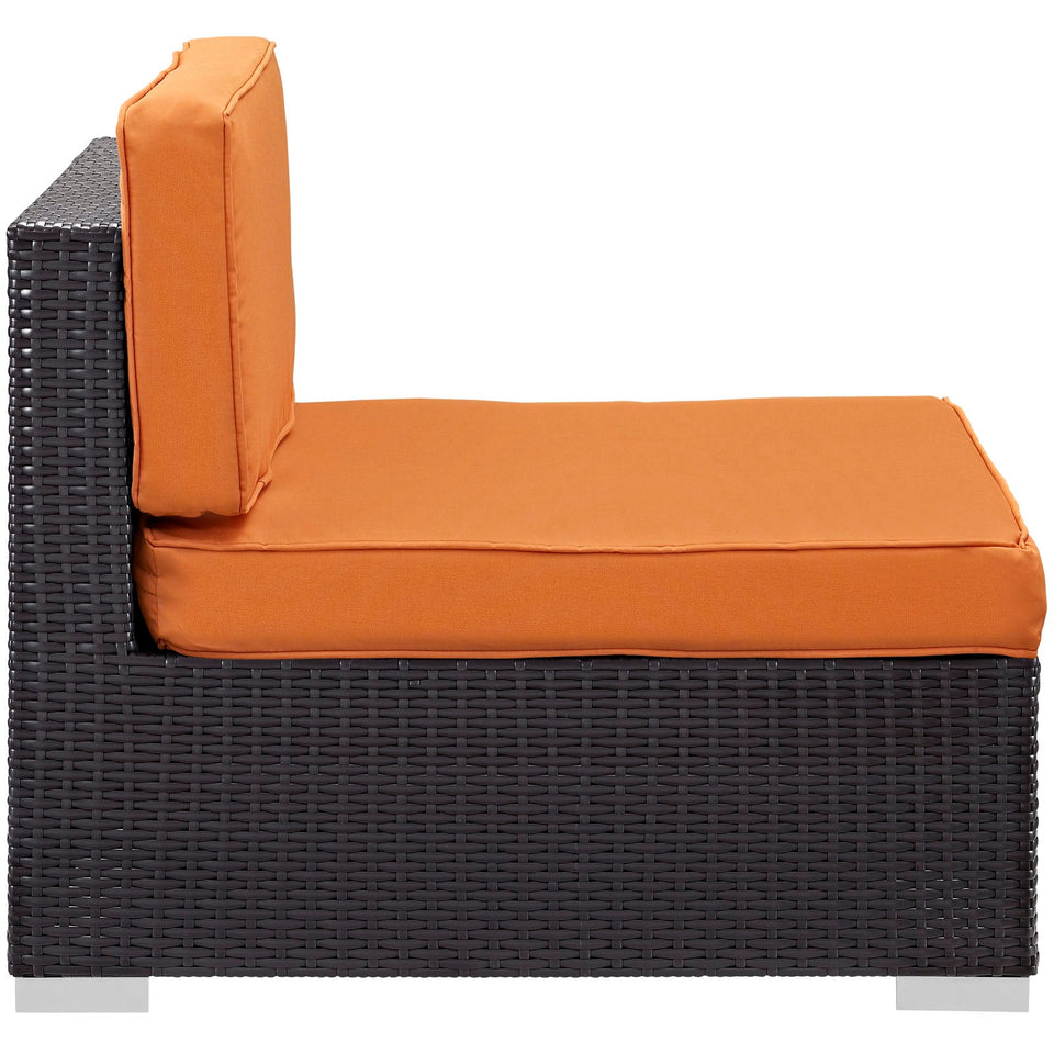 Gather Corner and Middle Outdoor Patio Sectional Set by Modway