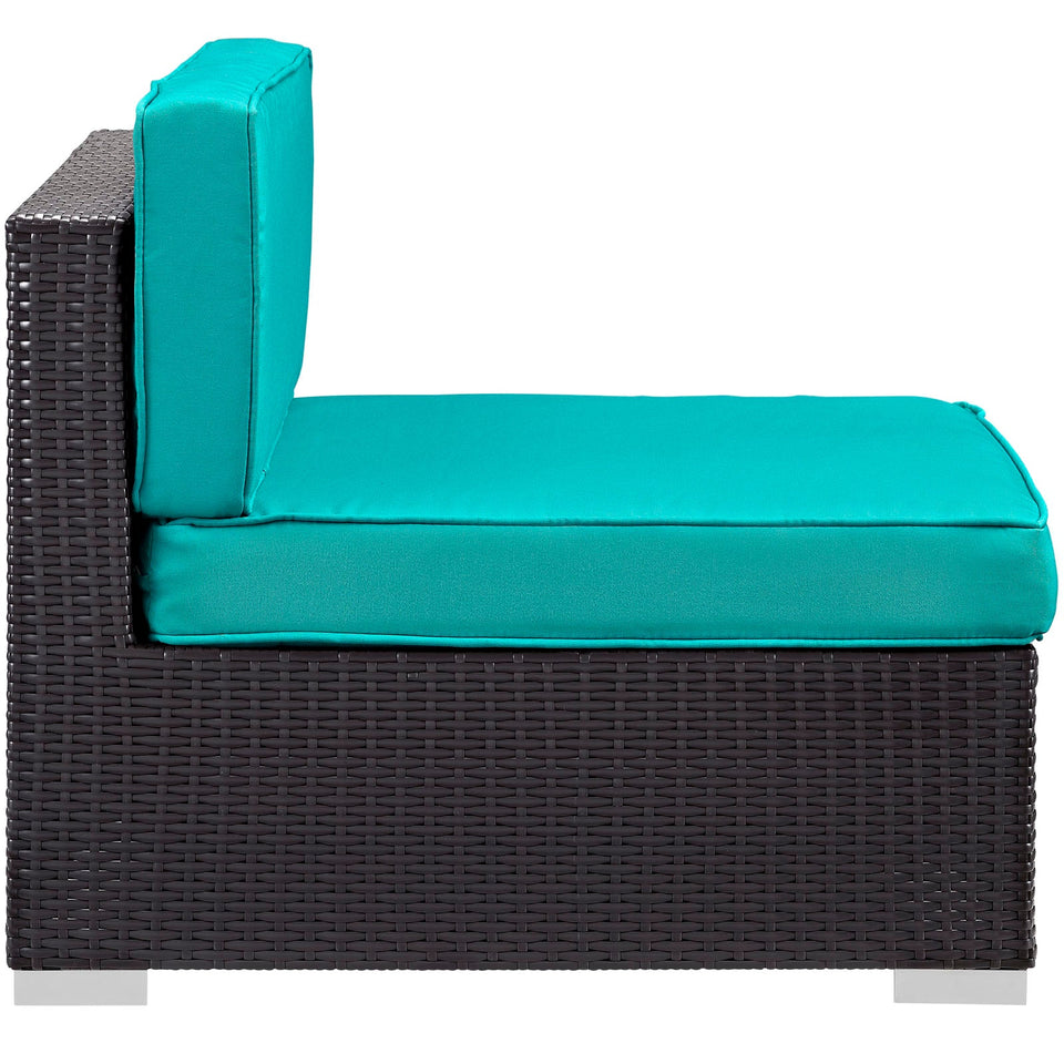 Gather Corner and Middle Outdoor Patio Sectional Set by Modway