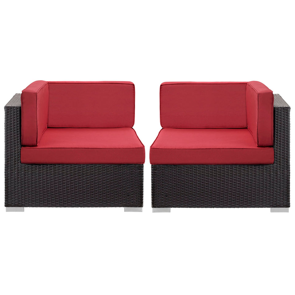 Gather Outdoor Patio Corner Sectional Set of 2 by Modway
