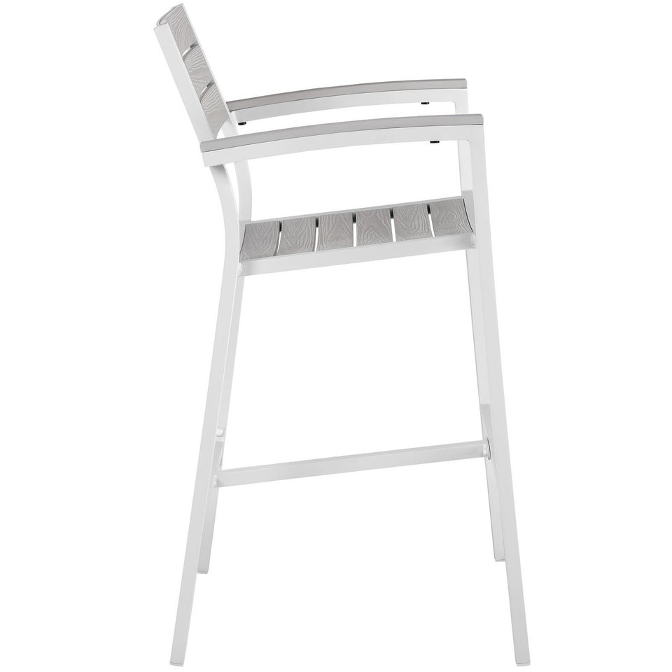 Maine Outdoor Patio Bar Stool Set of 2 by Modway