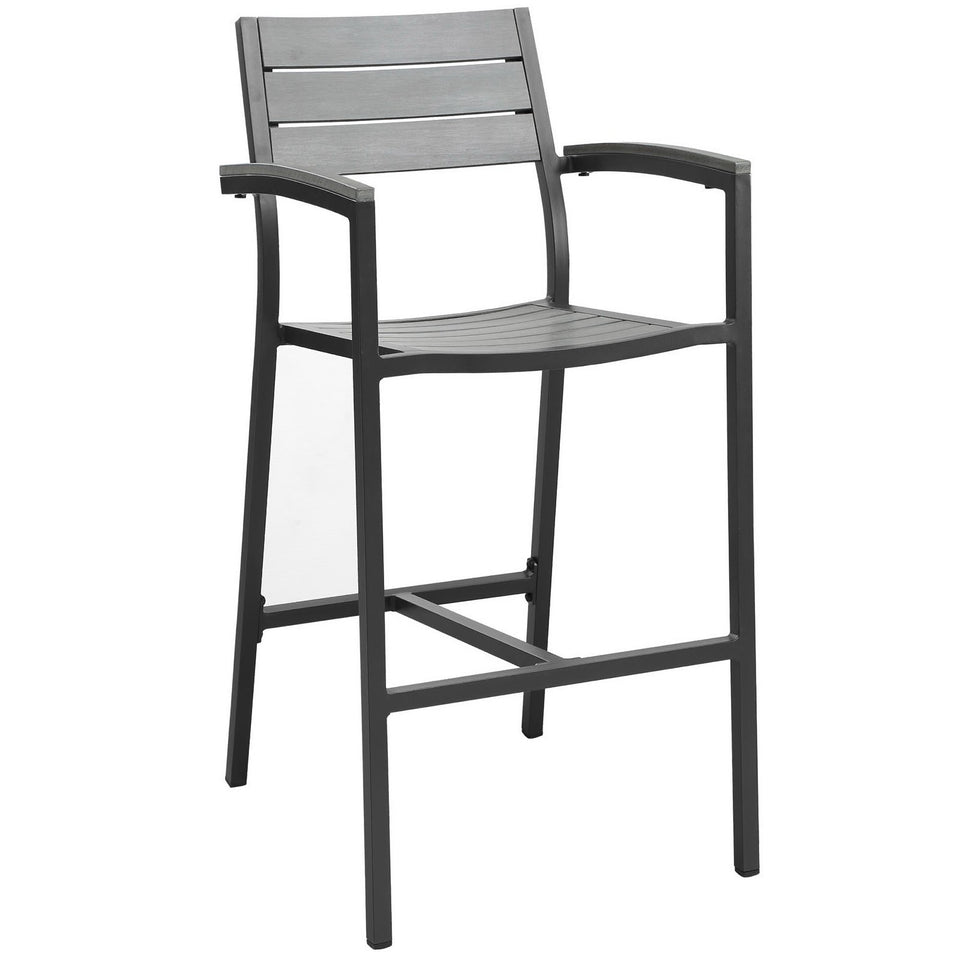 Maine 5 Piece Outdoor Patio Bar Set by Modway