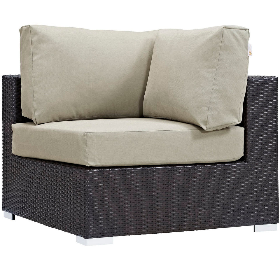 Gather 7 Piece Outdoor Patio Sectional Set by Modway
