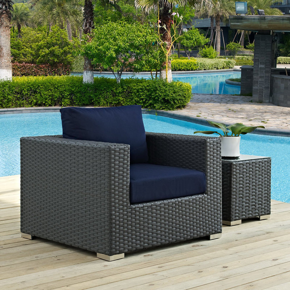 Sojourn Outdoor Patio SunbrellaÂ® Armchair by Modway