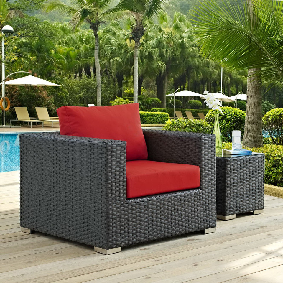 Sojourn Outdoor Patio SunbrellaÂ® Armchair by Modway