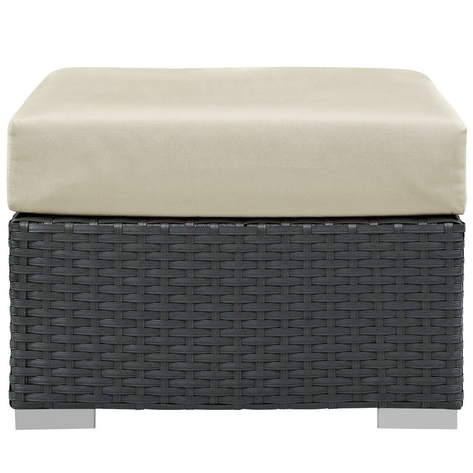 Sojourn Outdoor Patio SunbrellaÂ® Ottoman by Modway