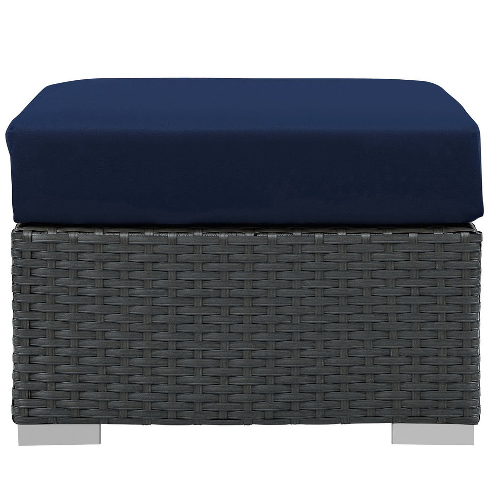 Sojourn Outdoor Patio SunbrellaÂ® Ottoman by Modway