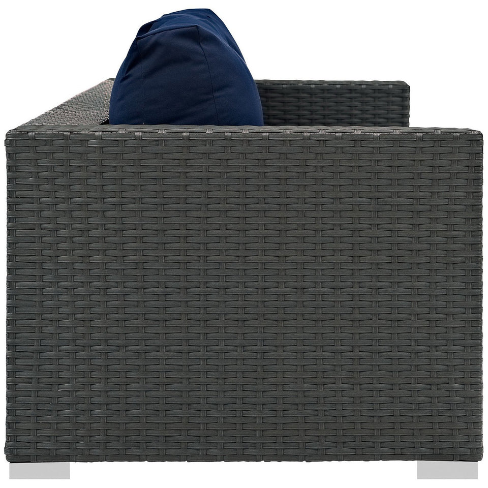 Sojourn Outdoor Patio SunbrellaÂ® Sofa by Modway