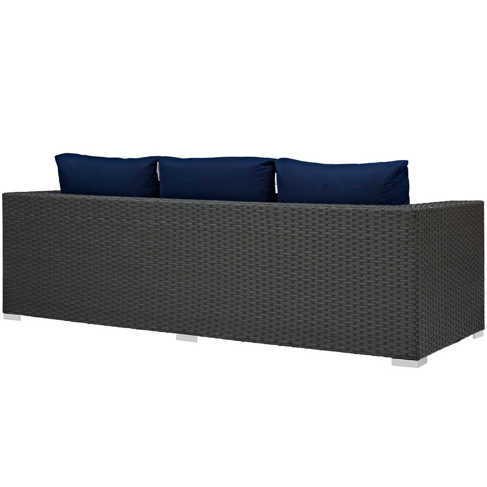 Sojourn Outdoor Patio SunbrellaÂ® Sofa by Modway