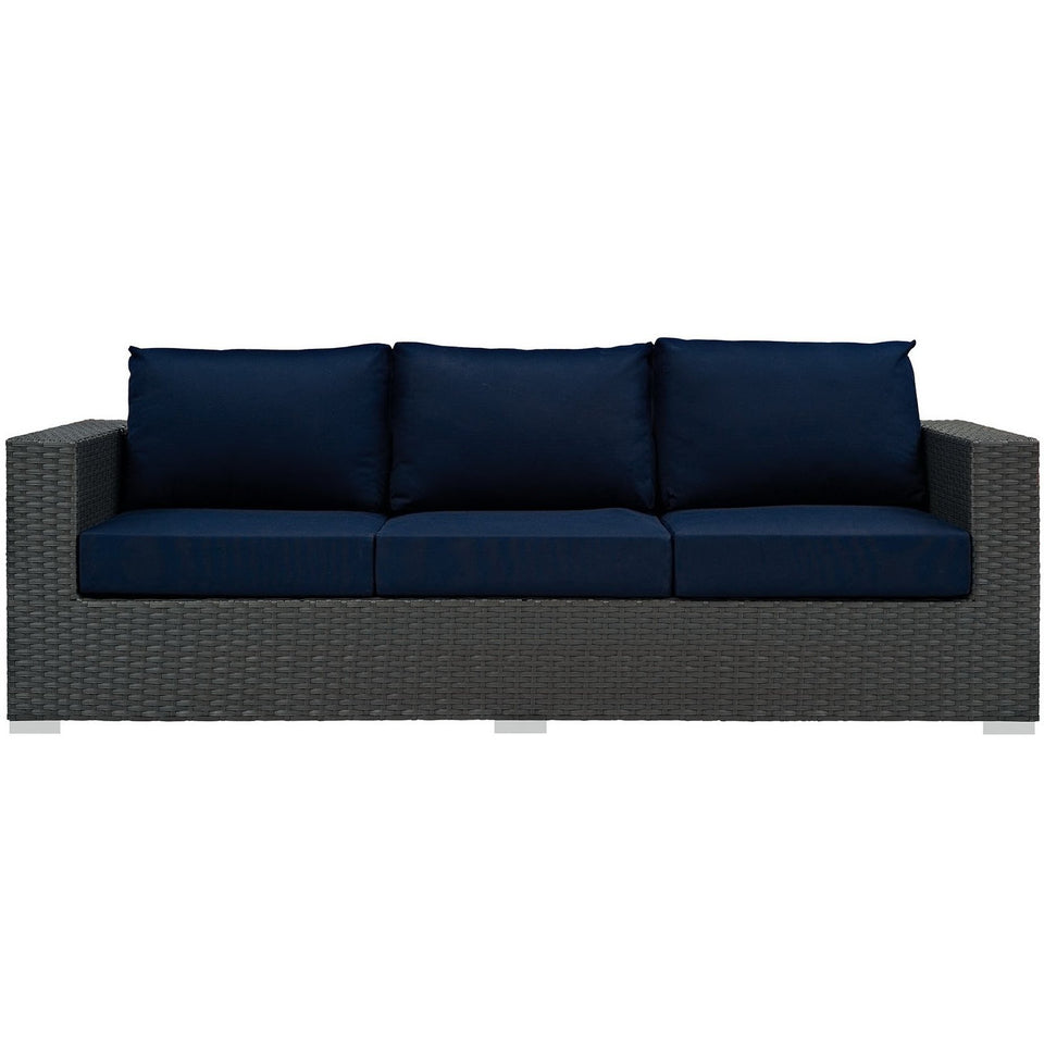 Sojourn Outdoor Patio SunbrellaÂ® Sofa by Modway
