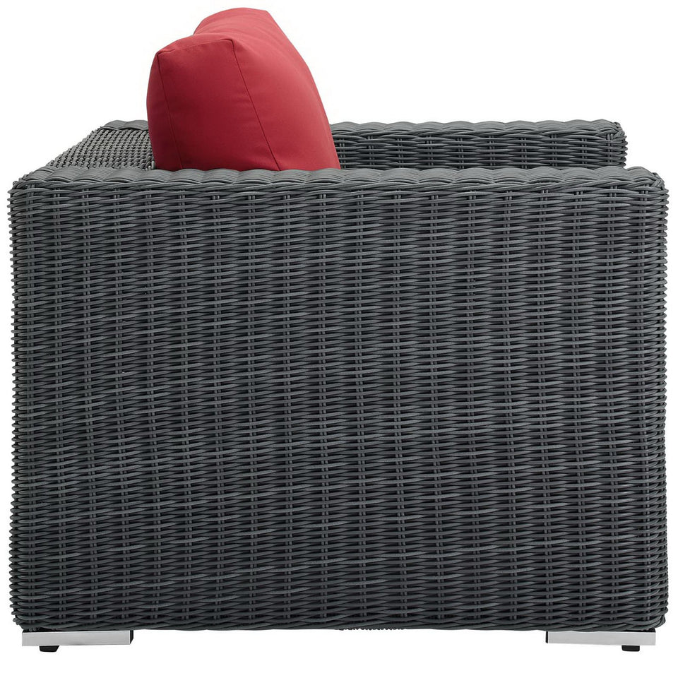 Summon Outdoor Patio Fabric SunbrellaÂ® Armchair by Modway