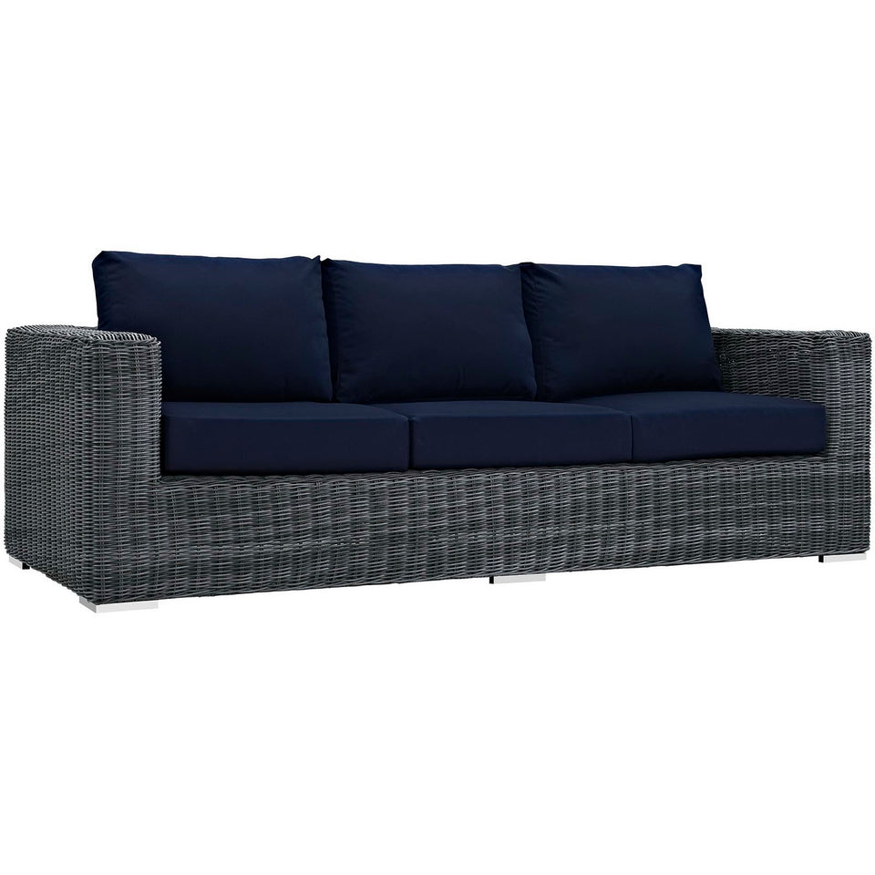 Summon Outdoor Patio SunbrellaÂ® Sofa by Modway
