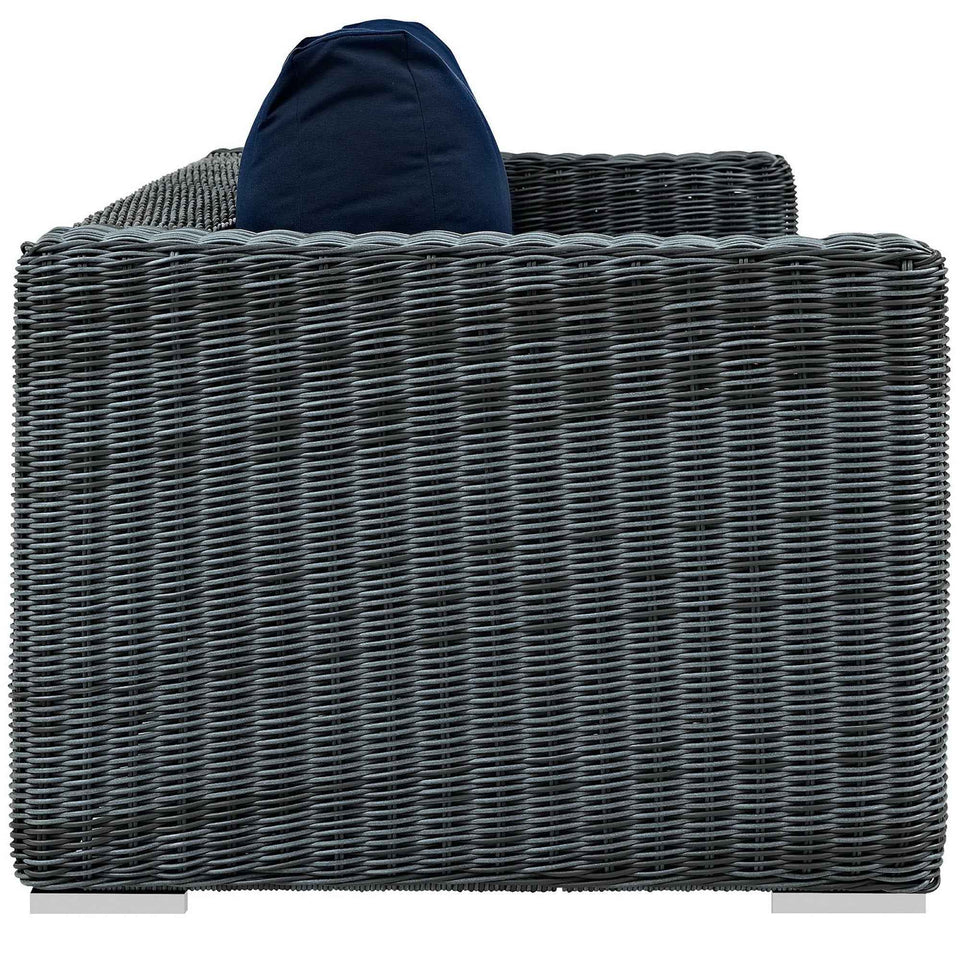 Summon Outdoor Patio SunbrellaÂ® Sofa by Modway